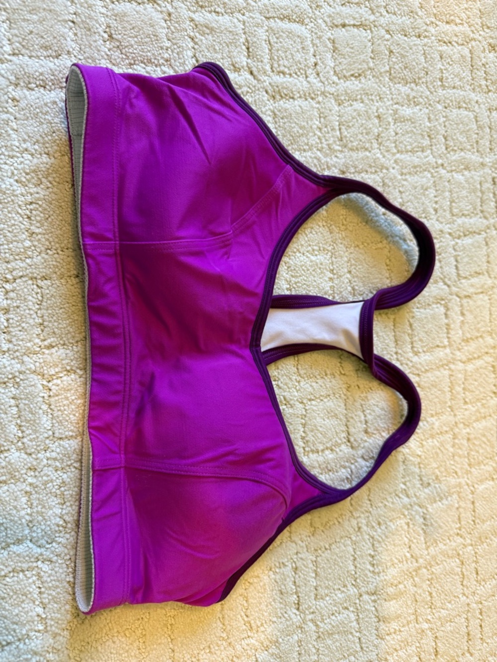 Champion Purple Racerback Sports Bra